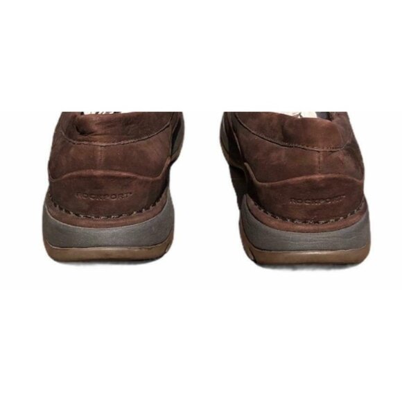 Rockport Loafers Mens 10 Brown Suede Slip Ons EUR 42 Shoes APW2060DM Flats Comfo - Picture 2 of 10